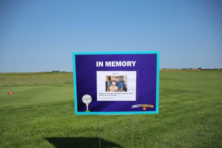 In-memory tribute sign at Ben's Longball Classic 2026 (photo 44 of 218)