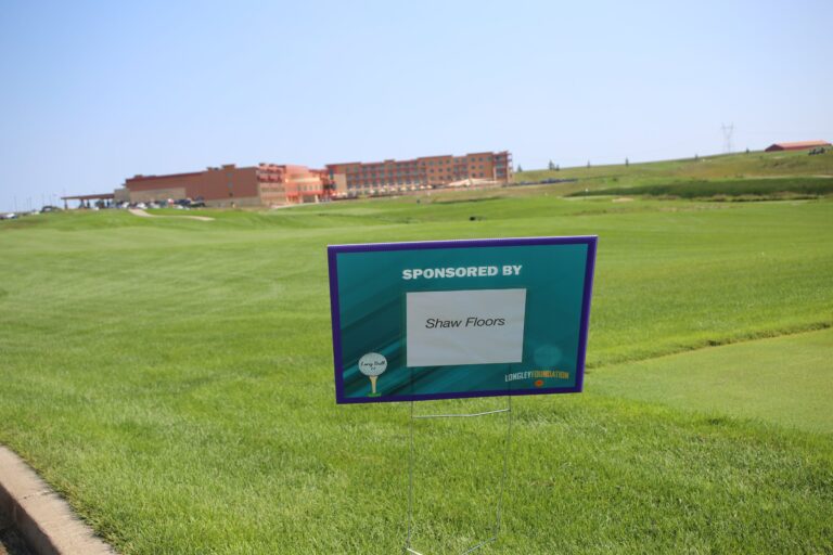 Hole sponsor sign at Ben's Longball Classic 2026 (photo 95 of 218)