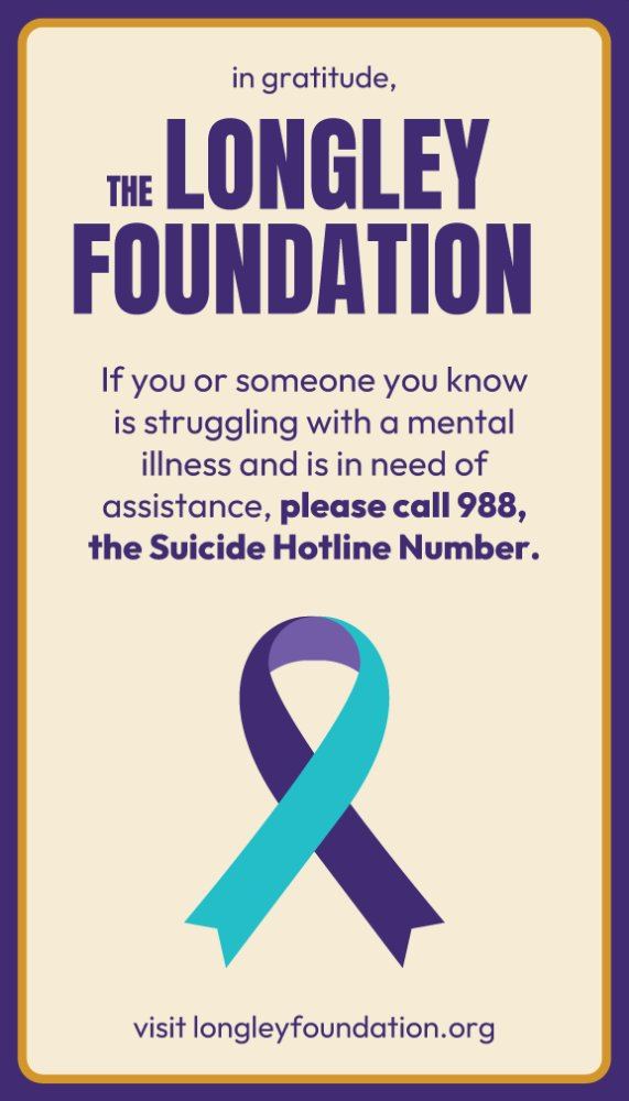 Affirmation card back — If you or someone you know is struggling, please call 988
