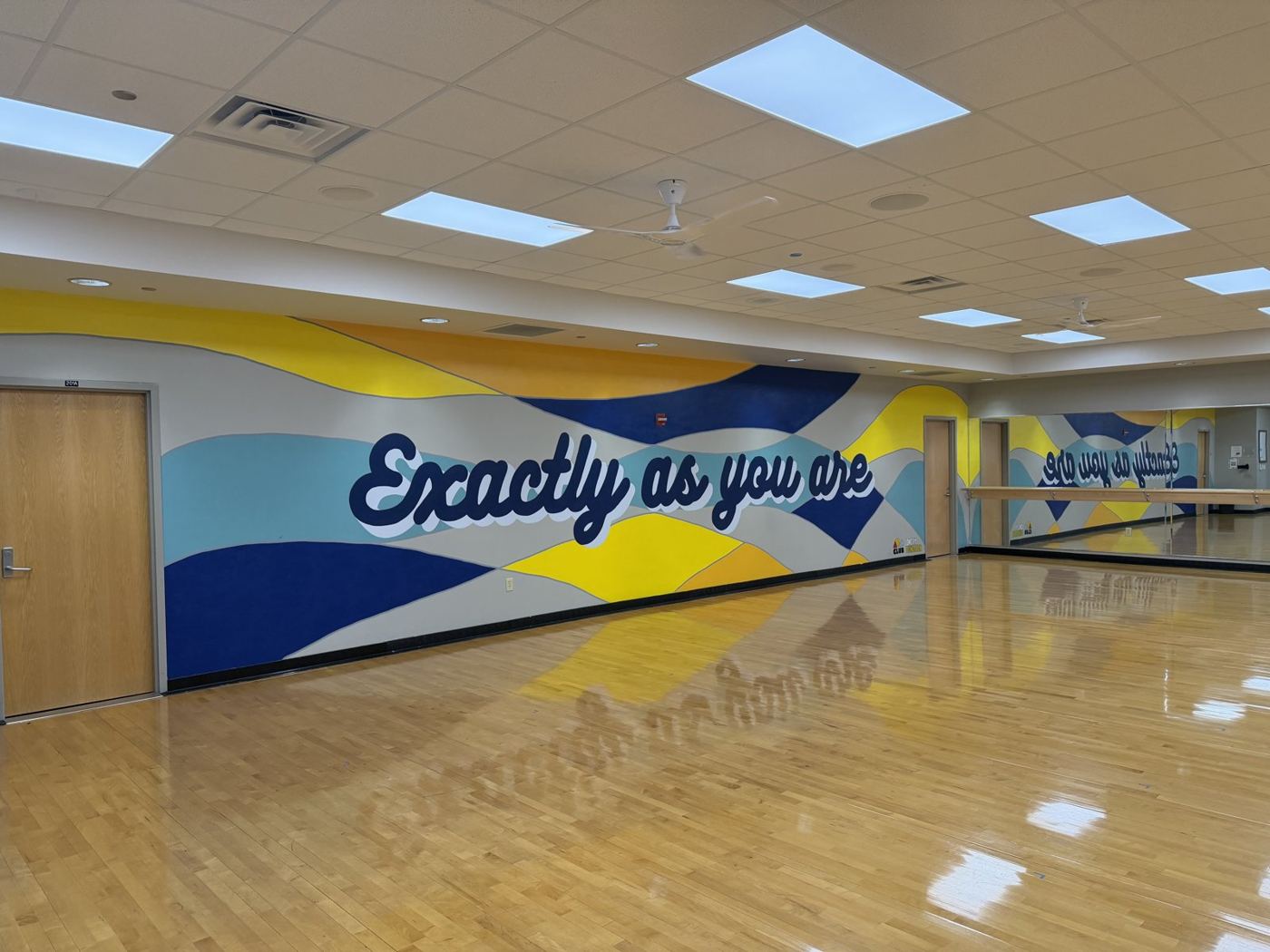 The By Students, For Students mural at the SDSU Miller Wellness Center — Exactly as you are